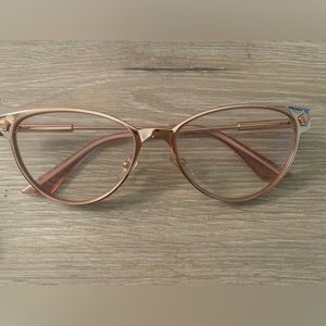 Versace - Gold Eyewear Glasses - You can put prescription.